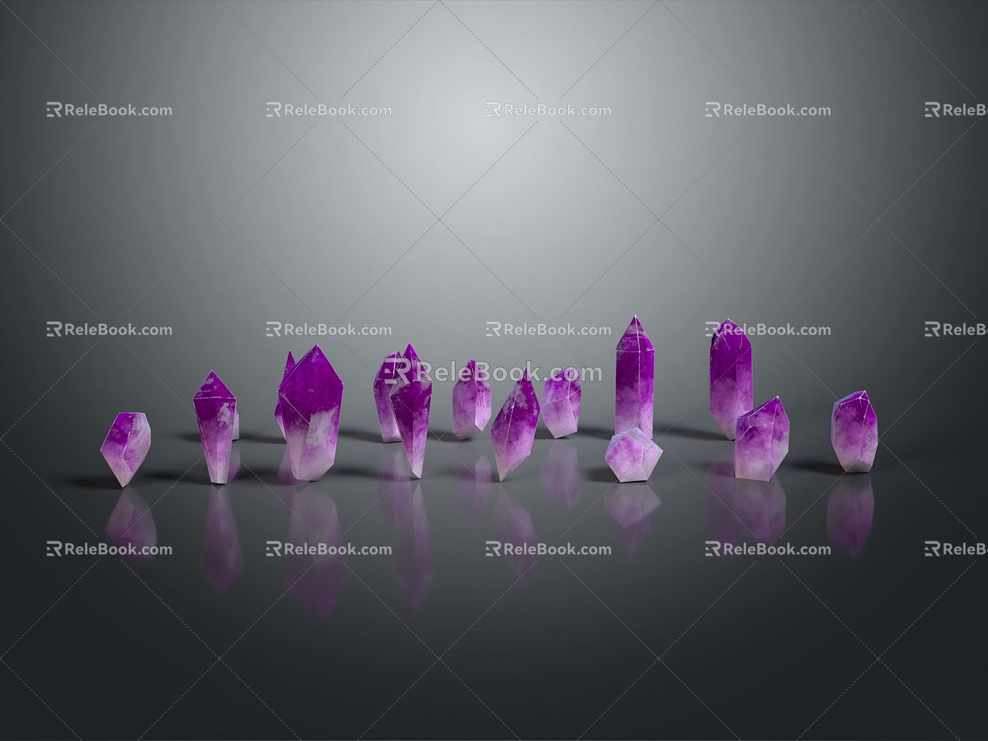 Crystal Crystal Ore Crystal Mineral Gem Ore Crystal Crystal Crystal Mineral Crystal Blue Crystal 3d model