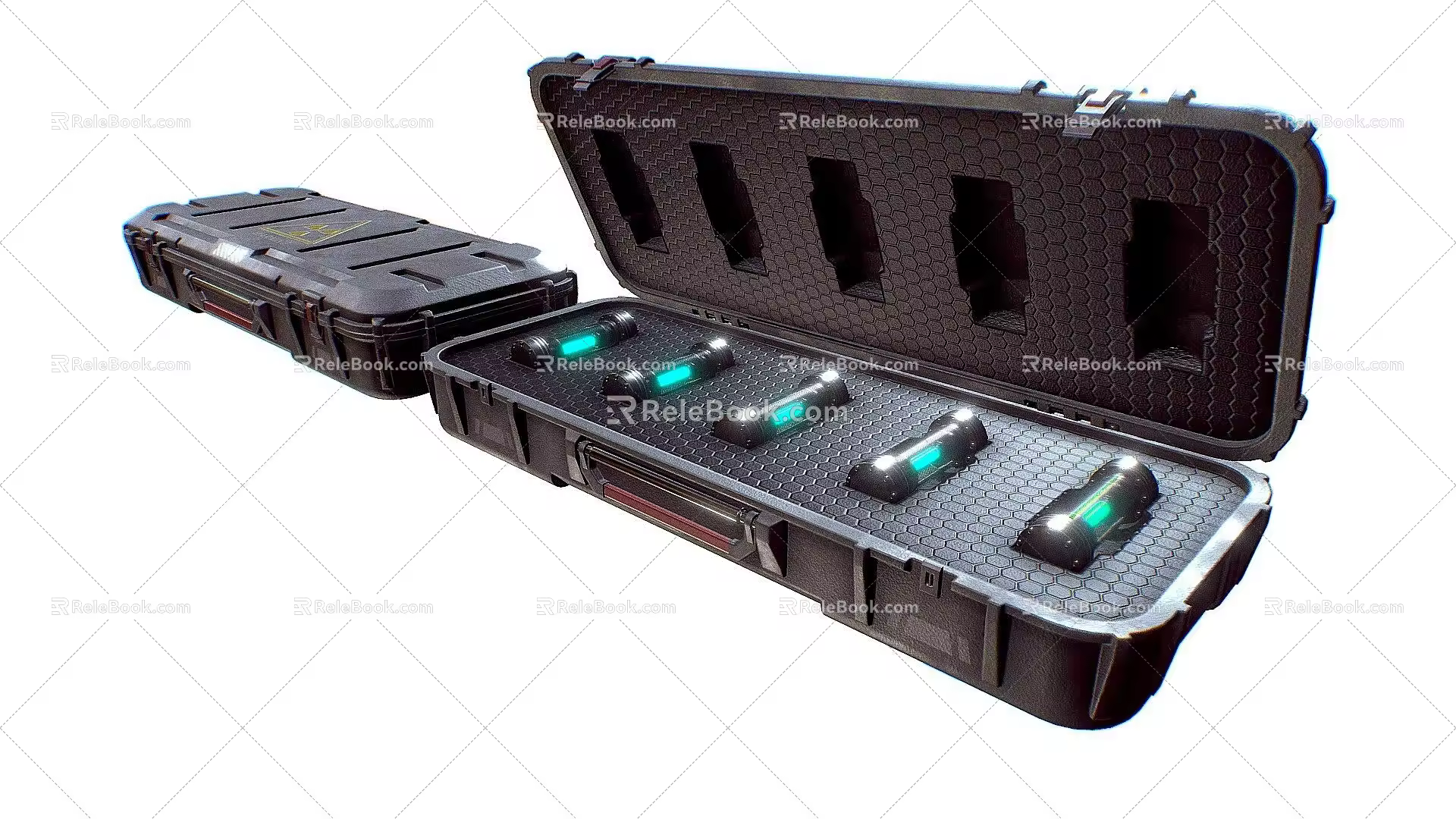 Sci-Fi Military Container 3d model