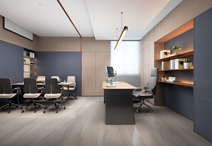 Modern Office Zhang General Office 3d model