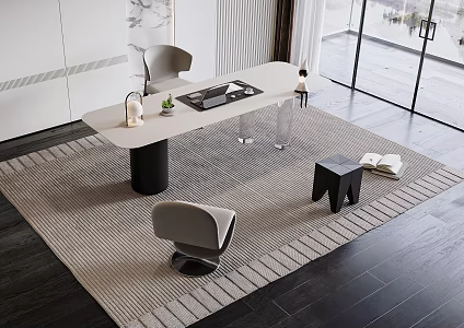 modern desk chair 3d model