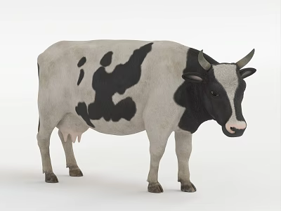 Modern cows 3d model