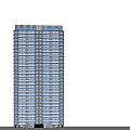 Modern High Rise Building Exterior With Glass Windows And Contemporary Design