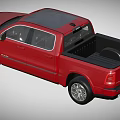 Red RAM Pickup Truck Exterior Design And Details