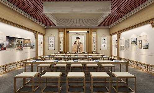 New Chinese Memorial Hall Memorial Hall 3d model