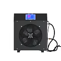 Industrial Equipment Featuring Digital Display Cooling Fan Warning Labels And Control Panel