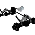 Industrial Equipment With Articulated Structure Mechanical Arm And Wheels For Industrial Use