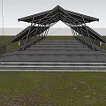 Modern Pavilion Landscape Corridor Landscape Structure Rest Architecture Landscape Pavilion Landscape Architecture 3d model