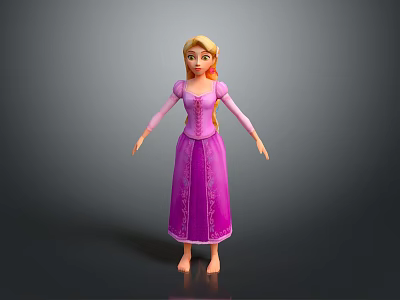 Modern Disney Heroine Disney Characters Disney Princess Disney Beauty 3d model