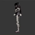 Modern Robot Warrior Mechanical Combat Police Mechanical Armor 3d model