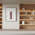 Simple bookcase 3d model