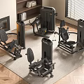Modern Home Gym Setup With Various Fitness Equipment And Training Machines