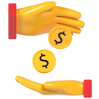 Modern Gold Coin Currency Cartoon Gold Coin 3d model