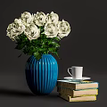 Modern Vase Ornaments Combination 3d model