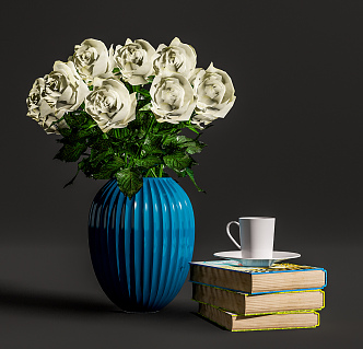 Modern Vase Ornaments Combination 3d model