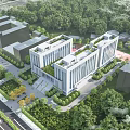 Architectural Design of Chinese Public Security Bureau 3d model