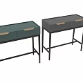 Modern Sleek Dining Table With Metal Frame And Wooden Top Design