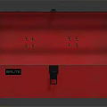 Red Open Sturdy Toolbox for Hardware Tools Storage and Organization Solutions 3d model