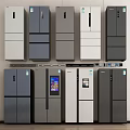 Modern Refrigerators and Freezers with Various Styles Colors and Designs for Home Kitchen Use
