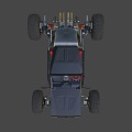 Sci-fi buggy 3d model