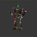 Robot Assistant Small Robot Butler Robot Butler Figure Game Figure 3d model
