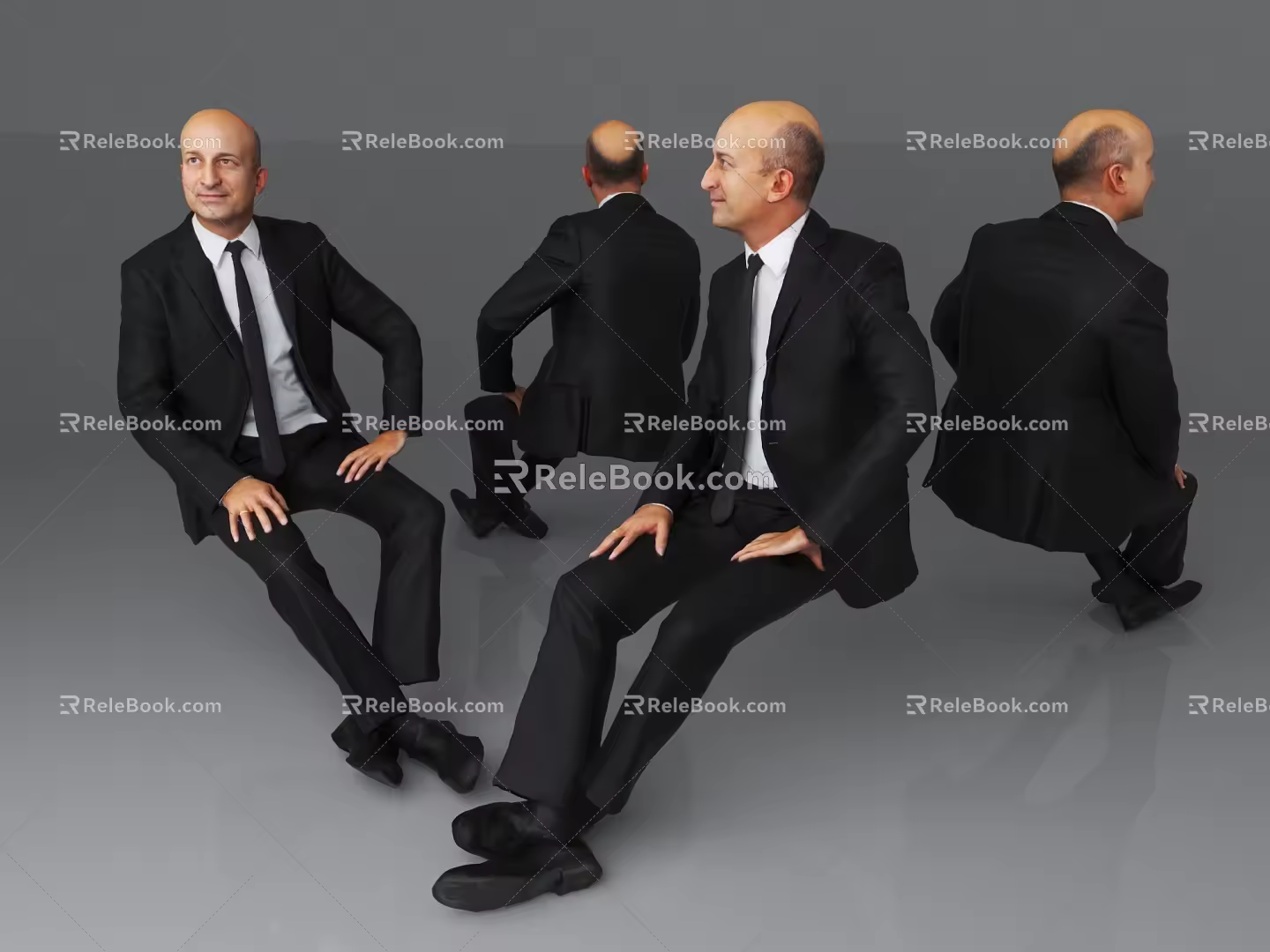 modern man 3d model