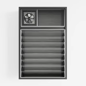 modern exhaust fan kitchen exhaust fan 3d model