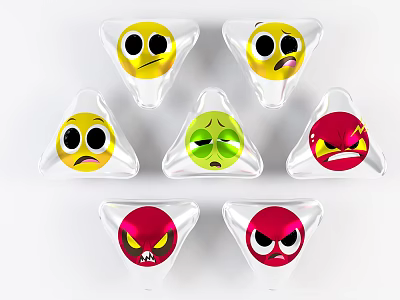 Modern wall decoration home decoration balloon beautiful Chen pendant 3d model