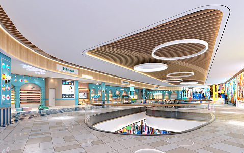 Modern Mall 3d model