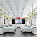 Modern Laboratory Chemistry Laboratory 3d model