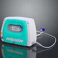 NONIN Medical Device with Teal and White Design and Connecting Cable