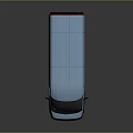 Modern Light Blue Cargo Van With Sleek Exterior And Black Wheel Accents