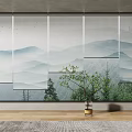 New Chinese-style roller shutter 3d model