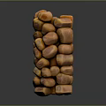 Fresh Brown Dates Stacked In Natural Pile For Healthy Snacking