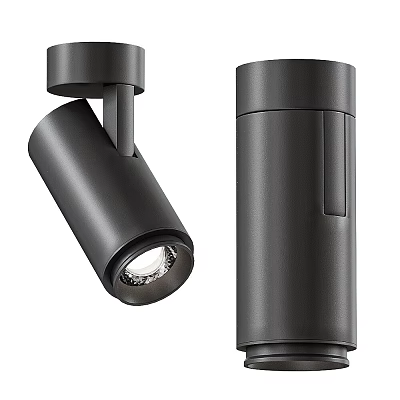 Sleek Modern Black Downlights And Spotlights With Stylish Design For Indoor Lighting 3d model