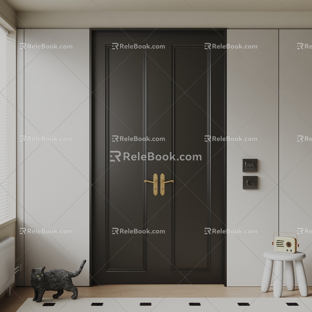 French Door 3d model