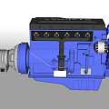 Modern Engine Equipment Engine 3d model