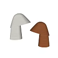 Italian Poliform Mushroom Head Table Lamp 3d model