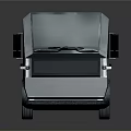 Modern Silver Black Electric Van With Sleek Body And Futuristic Design