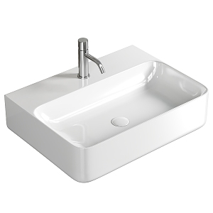 Wash basin, vegetable basin, counter basin, counter basin, ceramic 3d model