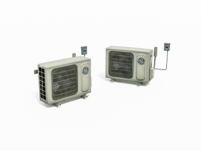 Old air conditioner 3d model