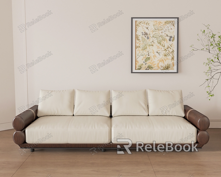 Double sofa model