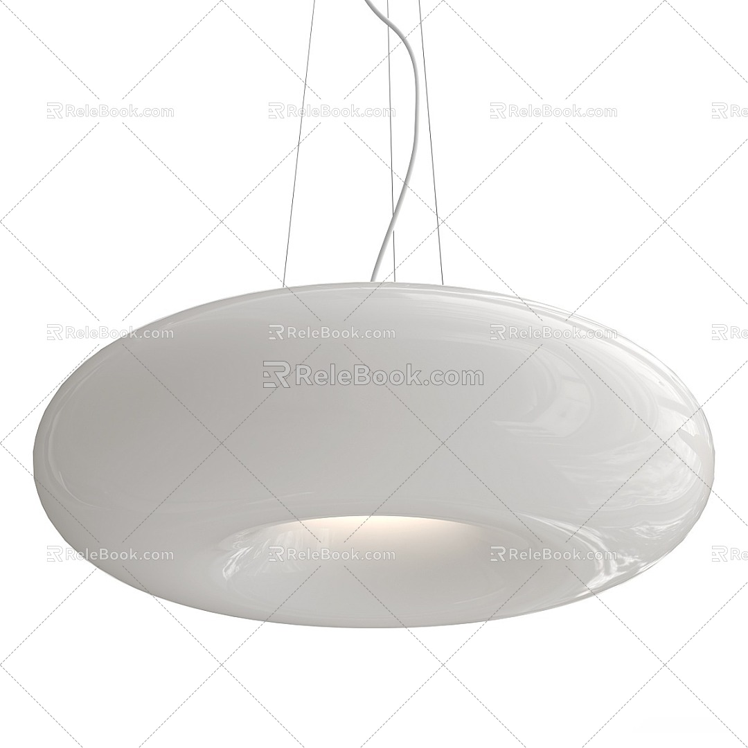 Chandelier Simple Chandelier Round Chandelier 3d model