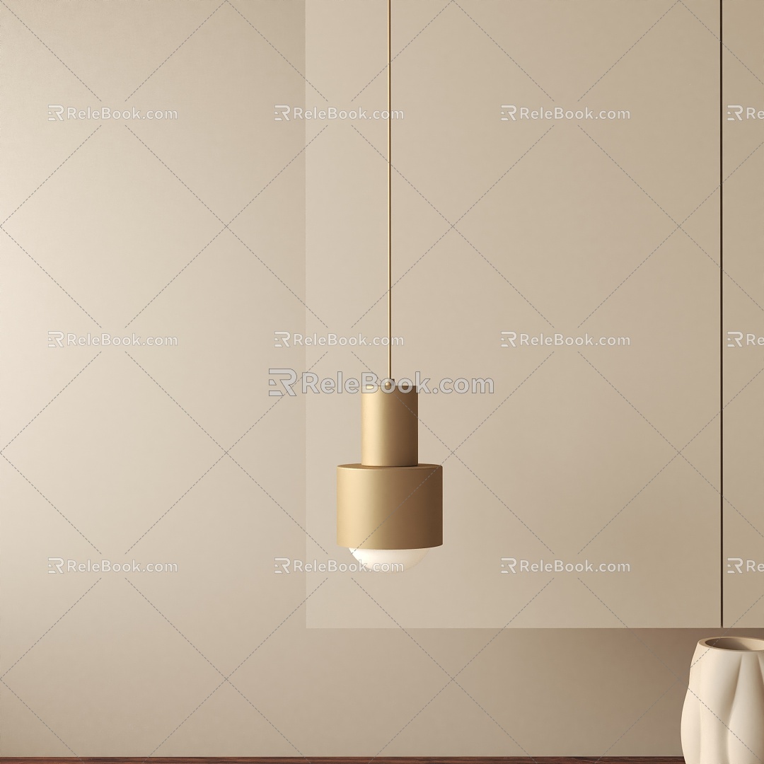 Modern chandelier 3d model