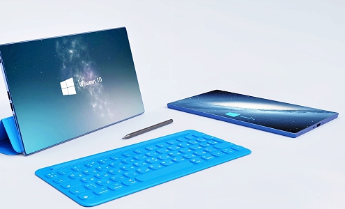 Modern Tablet Laptop 3d model