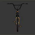 Modern Yellow Mongoose BMX Bicycle With Black Wheels And Sleek Frame