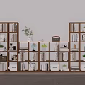 Nordic Bookshelf Bookcase 3d model