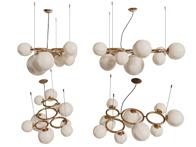 Modern Chandelier Art Chandelier Spherical Chandelier 3d model
