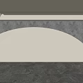 Modern Front Desk Background Wall Simple Background Wall Front Desk Reception Area Background Wall Company Front Desk Background Wall 3d model