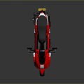 Scooter Motorcycle Two-wheeled Motocross Motorcycle Road Race Motorcycle Motor Vehicle 3d model