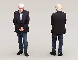 boss old man 3d model